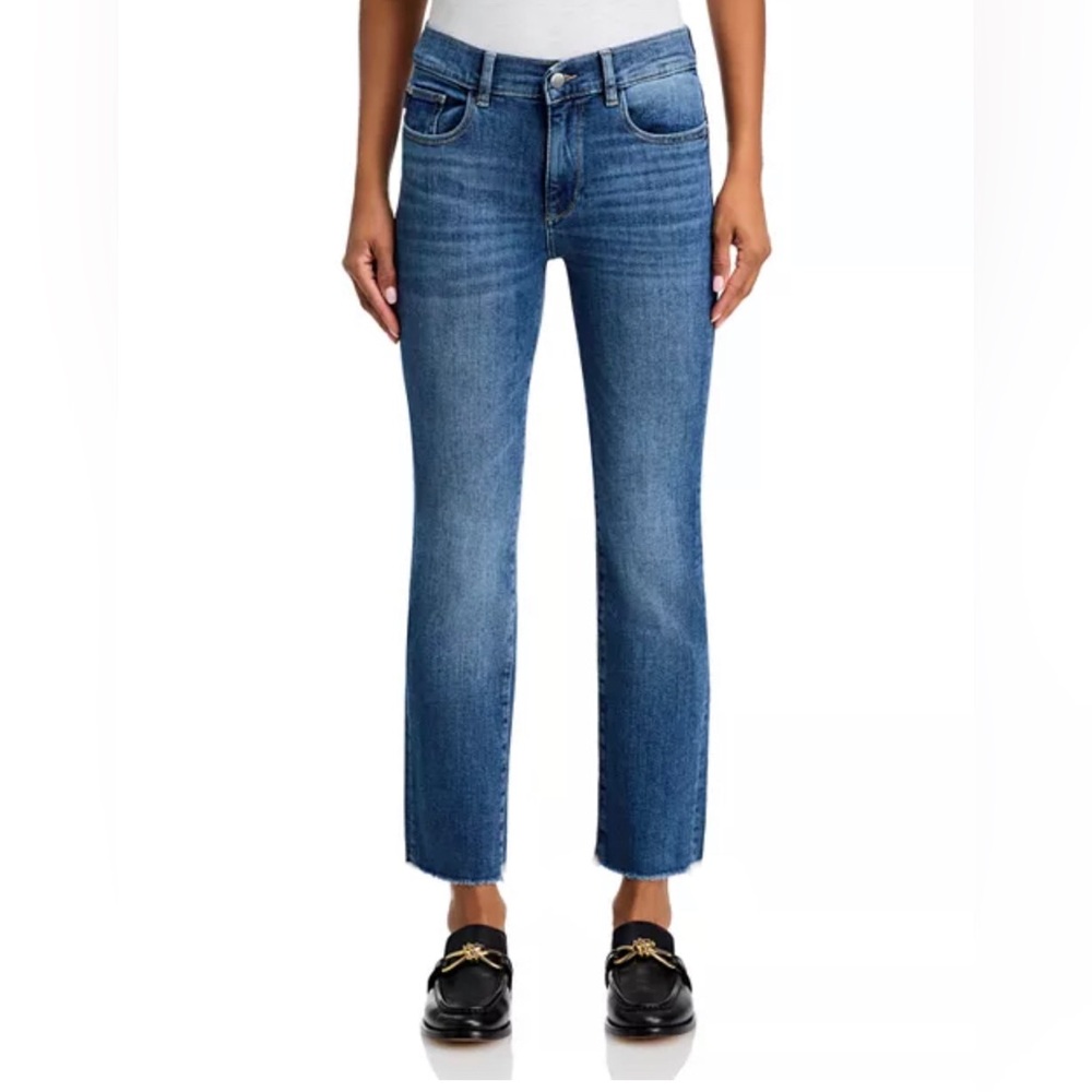 Mara Straight Mid Rise Instasculpt Ankle, Chancery, Size 30